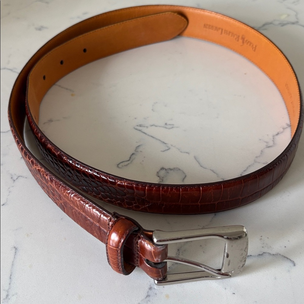 Ralph Lauren Brown Leather Belt
